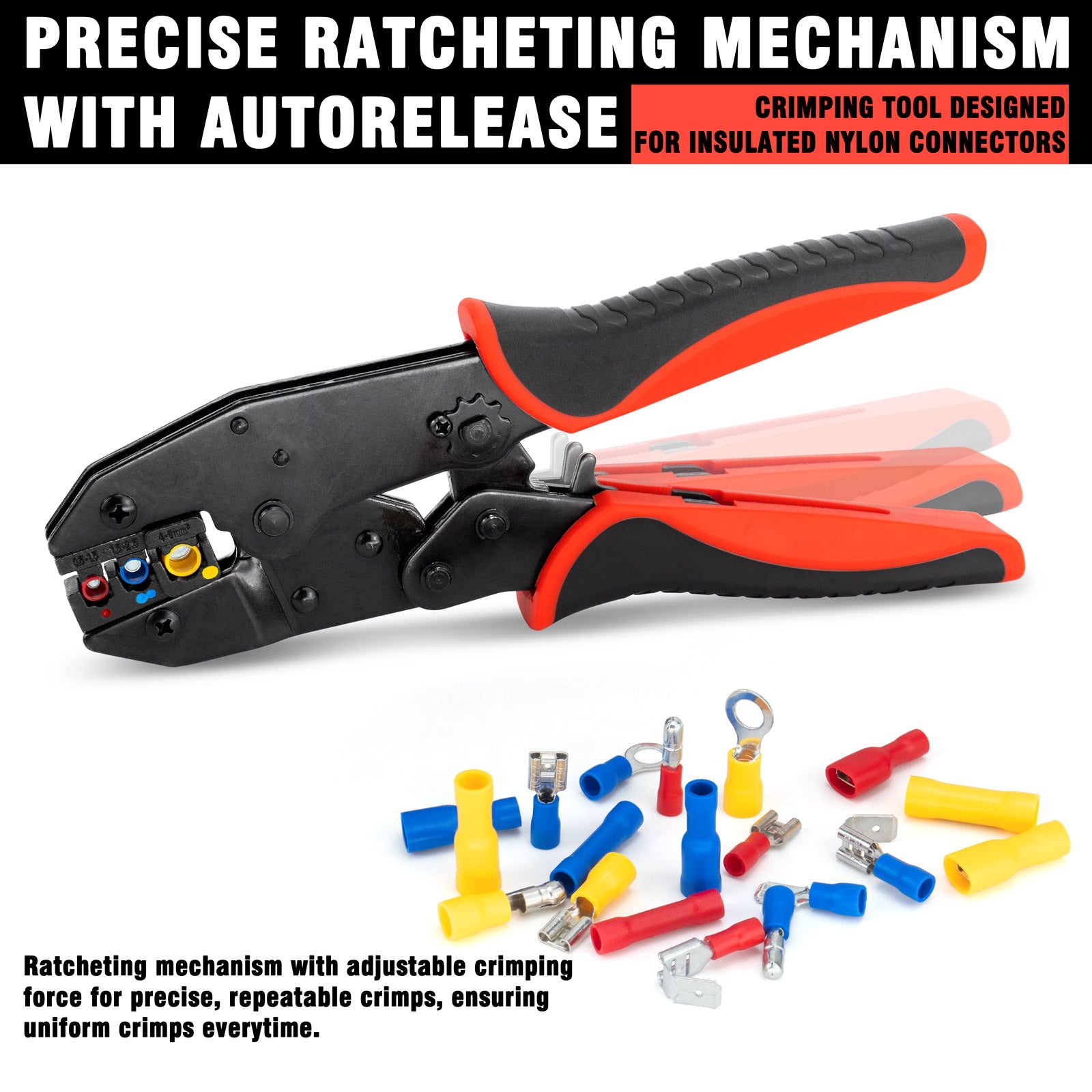 Ratcheting Wire Crimpers: Insulated Electrical Connectors - Temu