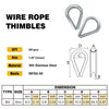 1/8'' Wire Rope Thimbles