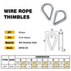 5/32'' Wire Rope Thimbles
