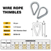 1/4'' Wire Rope Thimbles