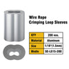 1/16 Wire Rope Sleeves